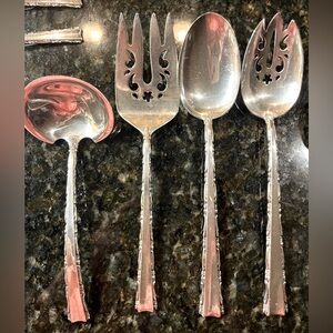 Vintage Sterling Silver Service for 8 Plus 10 Unique Serving Pieces